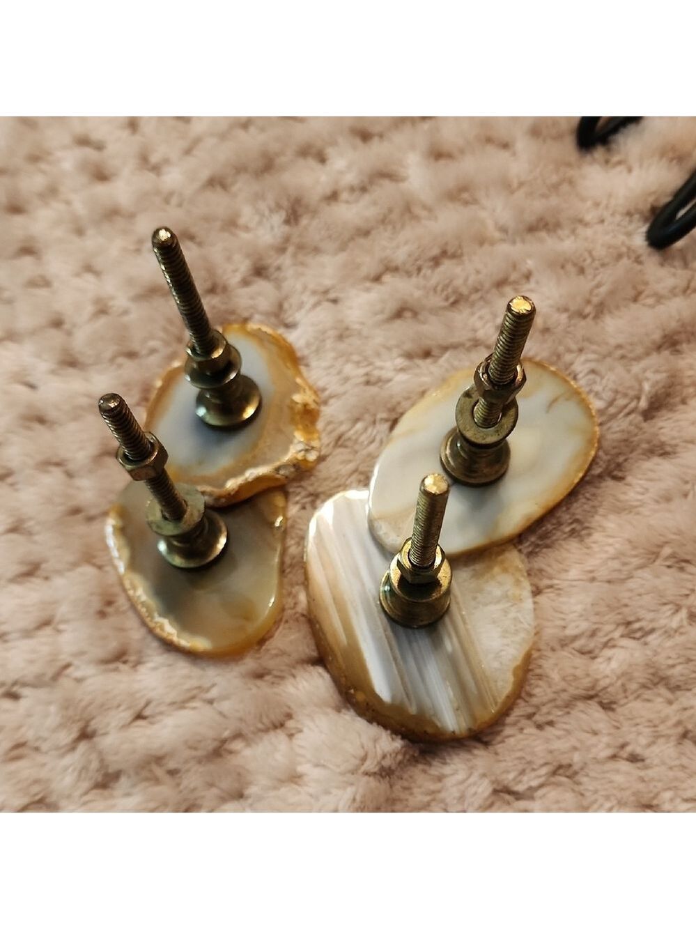 Natural Agate Stone Knobs Drawer - Picture 4 of 6